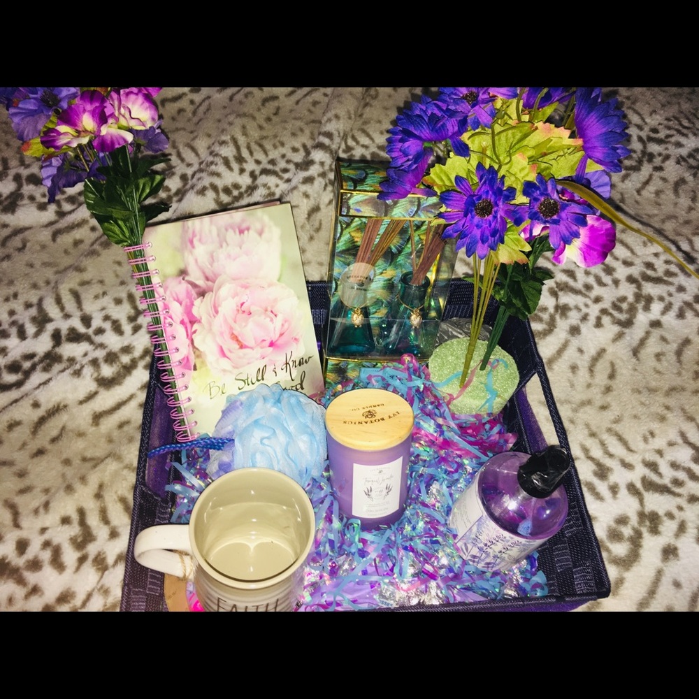 Purple Gift Basket